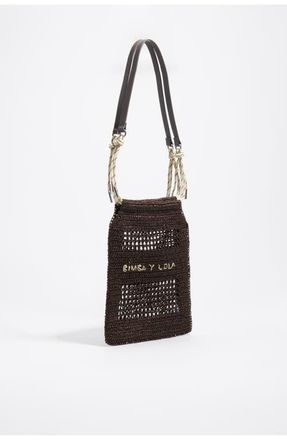 Bimba & Lola Soft Paper Mini Bag in Chocolate at Nordstrom