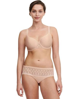 Chantelle Ace Spacer T-Shirt Bra Womens Nude Blush Stretch Underwear DDR2351