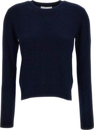 Lisa Yang Mable Kasjmier Trui - Dames - Cashmere truien - Blauw - M - Kasjmier - Truien & Vesten