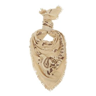 Kujten Sciarpa Bandana Hachiko Bico - - Accessories - Donna - Beige - ONE SIZE