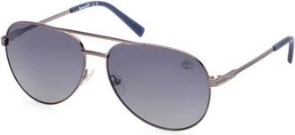 Timberland Aviator Zonnebril - Heren - Zonnebrillen - Grijs - 61 MM - Accessoires