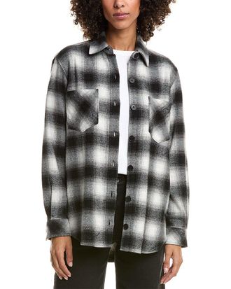 Bella Dahl Oversized Wool-Blend Shacket