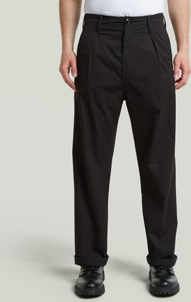G-Star Pleated Chino Relaxed - Zwart - Heren