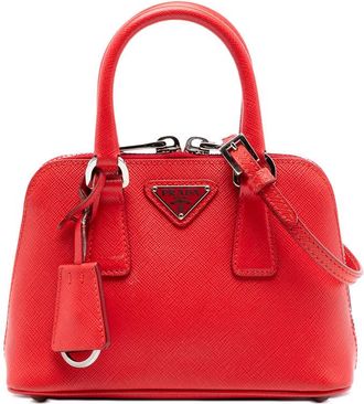 Prada Pre-owned Prada Mini Saffiano Lux Promenade Satchel Ladies QS5UUMEXU9270RT7
