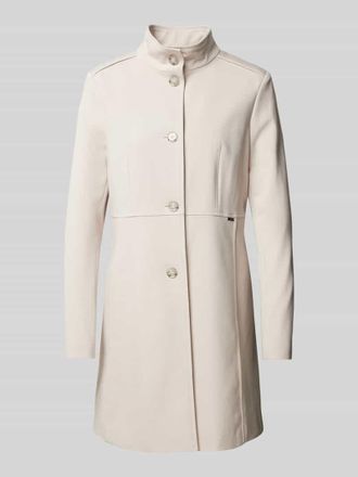 Cinque Mantel mit Stehkragen Modell MERA in Beige, Gr&ouml;&szlig;e 36