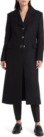 BOSS Clafa Wool Blend Longline Coat in Blk at Nordstrom Rack, Size 0