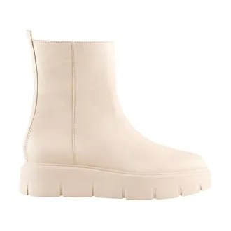 H&ouml;gl Stylish Beige Leather Ankle Boots - female - H&ouml;gl - Ankle Boots - Beige - 8 1/2 UK - Shoes