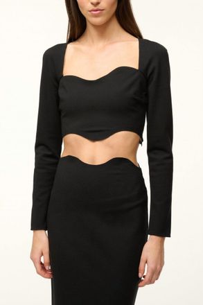 Staud Womens Corde Top In Black