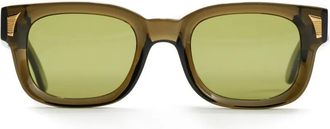 Family Affair Occhiali da sole squadrati - Verde