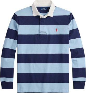 Ralph Lauren La ic&oacute;nica camisa de rugby - Tops - Mujer - Azul - S
