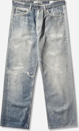 Our Legacy Men s Third Cut Jeans Digital Denim Print