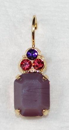 Mariana Womens Xenia Earrings In Purple / Pink
