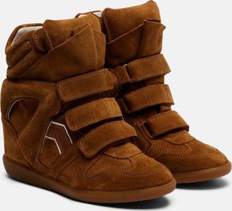 Isabel Marant Bekett suede high-top sneakers