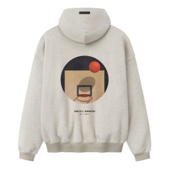 Fear of God x NBA x Barkley Hendricks 90s Hoodie Heather Stone Heather Rib 192BH266903F