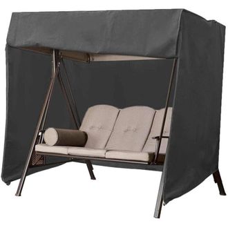OEM Funda Para Columpio De Jard&iacute;n De 3 Plazas, 220x125x170cm, Impermeable, De Tela Oxford, Con Protecci&oacute;n Uv. Lona Protectora Para Columpio De Exterior