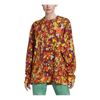 adidas (WMNS) adidas By Stella McCartney Floral Print Sweatshirt Multi-Color HI6067