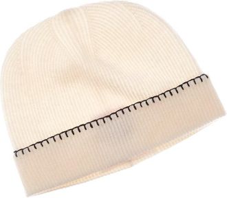 Brodie Whipstitch Cashmere Beanie