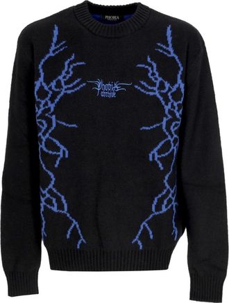 Phobia Archive Lighting and Logo Jumper - Heren - Ronde hals truien - Zwart - XS - Truien & Vesten