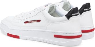 Polo Ralph Lauren Mens Ps 300 Sneaker White Leather Rubber