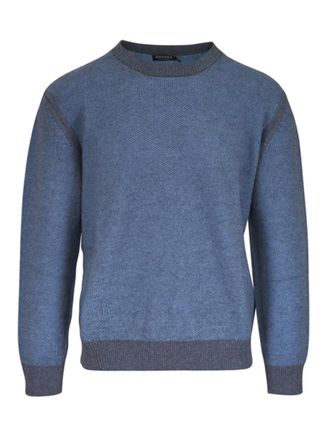 Ermenegildo Zegna Maglione girocollo in cashmere - Blu