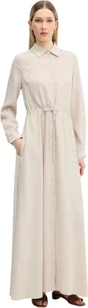 Gaud&igrave; Dames, Jurken, Beige, Maat: M Modal