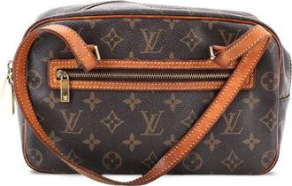 Louis Vuitton Cite Handbag Monogram Canvas MM shoulder bag - Bruin