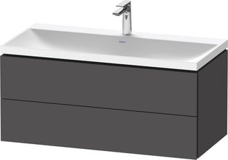 Duravit Duravit L-cube Conjunto En C Suspendido, 2 Cajones, Sin