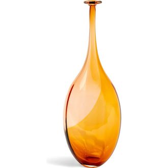 Kosta Boda Fidji Large Vase in Orange at Nordstrom