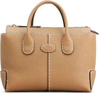 Tod's small Di leather tote bag - women - CALFSKIN - One Size - Neutrals