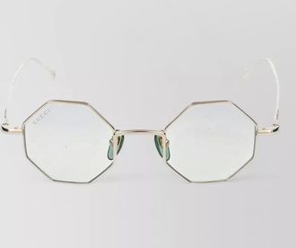 Gucci sunglasses gg1814s 004 octagonal metal frame