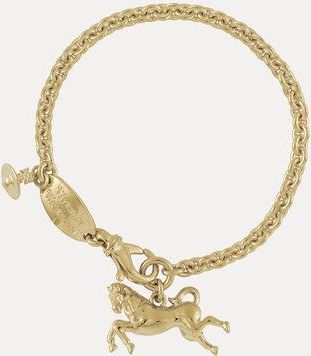 Vivienne Westwood Horse Bracelet Gold Swarovski Crystals Women