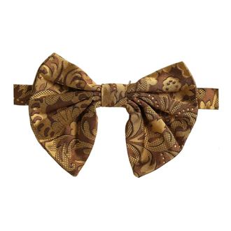 Dolce & Gabbana Pre-Tied Bow Tie - male - Dolce & Gabbana - Bow Ties - Brown - ONE SIZE - Accessories