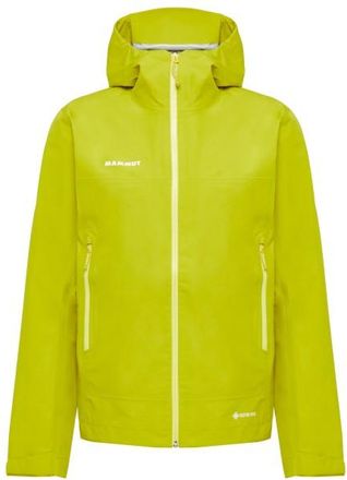 Mammut Crater Light Hardshell Hooded Jacket Regenjacke f&uuml;r Herren | gr&uuml;n