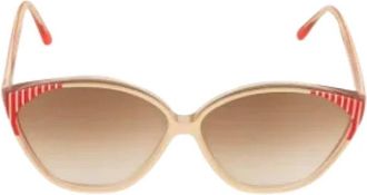 Balenciaga Pre-owned Acetate sunglasses - Dames - Vintage Accessoires - Beige - ONE Size - Vintage