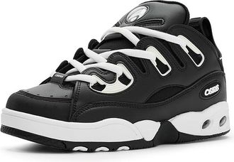 Osiris D3 E Mens Shoes Black/White/Black : 10.5 D - Medium, Faux Leather
