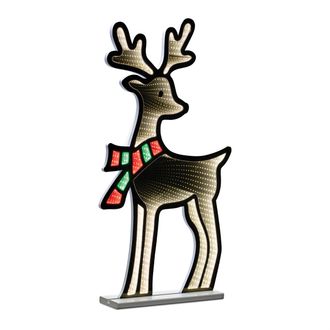 Melrose International Deer with Scarf Ekkolight 33H - White, Green