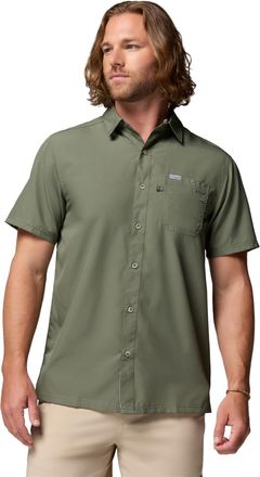 Columbia Mens Standard Slack Tide Camp Shirt, Cypress, 3X