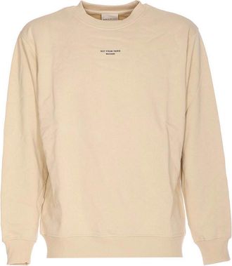 Dr&ocirc;le de Monsieur White Le Slogan Classique Sweatshirt