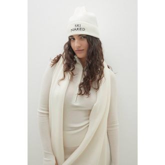 Naked Cashmere Ski Naked Beanie in Ecru at Nordstrom, Size Medium
