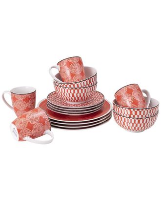 Euroceramica Simpatico 16Pc Dinnerware Set