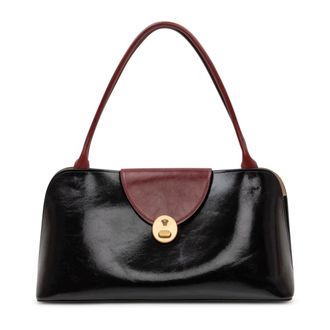 Versace Vivian Leather Shoulder Bag - female - Versace - Shoulder Bags - Black - ONE SIZE - Bags