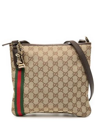 Gucci 2000-2015 GG Canvas Jolicoeur crossbody bag - women - Canvas - One Size - Brown