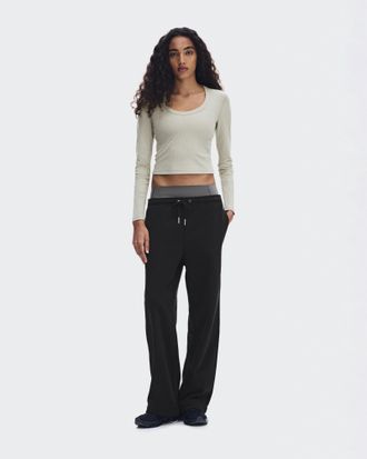 On All-Day Ribbed Long-T