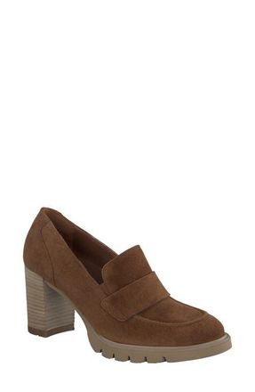 Paul Green Nina Loafer Pump in Toffee Soft Suede at Nordstrom, Size 9.5Us