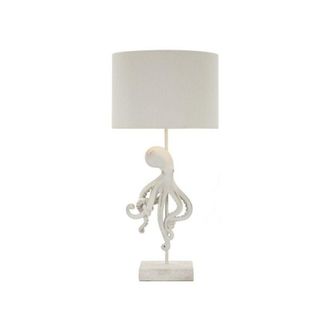 Charme 1921 Lampada Da Tavolo Octopus Bianca Cm Ø 30,5x64,5