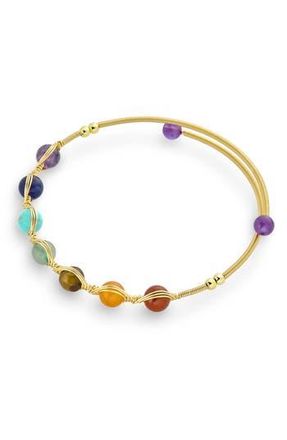 Bling Jewelry Gemstone Bracelet in Multi-Color at Nordstrom Rack, Size 7.25