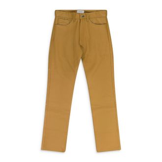 Rhude Brown Leather Pants