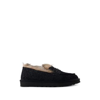 UGG Ellis Fur Trim Loafers