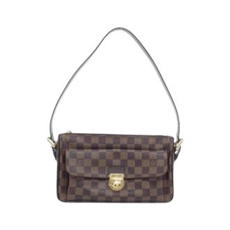 Louis Vuitton Pre-owned Ravello Damier Schoudertas - Dames - Pre-owned - Bruin - Maat: ONE Size