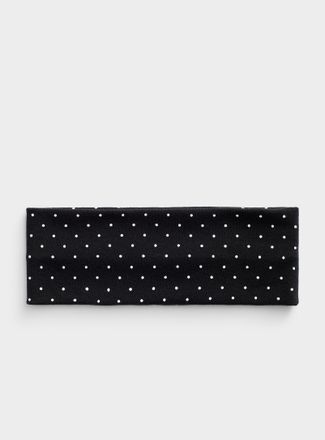 Simons Womens Dotted wide headband